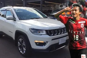 'Messi Thái' lái Jeep ở đội bóng cũ Công Vinh