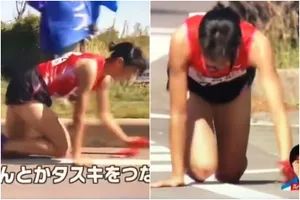 Bò về đích, ngả mũ với nghị lực phi thường của người Nhật