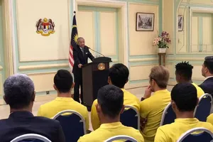 Thủ tướng Mahathir chúc Malaysia thắng Việt Nam