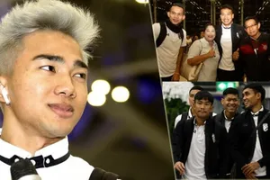 Messi Thái nhuộm tóc cho hên, lên máy bay sang UAE