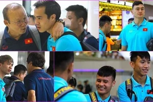 Văn Lâm đã hội quân cùng tuyển Việt Nam