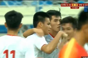 Tiến Linh lập cú đúp, U-22 Việt Nam thắng dễ U-22 Trung Quốc