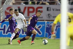 Viettel lên ngôi V- League ở phút 18 của trận đấu