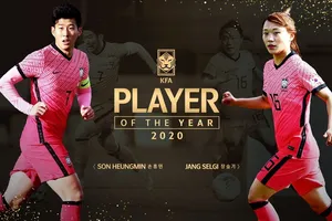 ‘Nam thần’ và ‘nữ hoàng’ bóng đá Hàn Quốc 2020