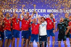 Tuyển Nga vô địch World Cup lần thứ ba