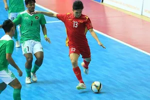 Futsal VN và Indonesia chia điểm