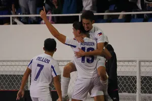 Chùm ảnh Philippines đè bẹp Brunei 5-1 trên sân U-22 VN vô địch SEA Games