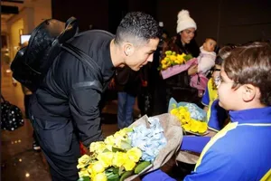 Ronaldo được chào đón cuồng nhiệt ở Al Nassr