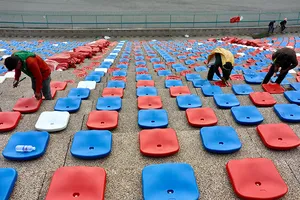 Sân Olympic chạy đua với thời gian SEA Games 32