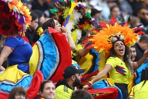 Fan Colombia cổ vũ tưng bừng ở Melbourne