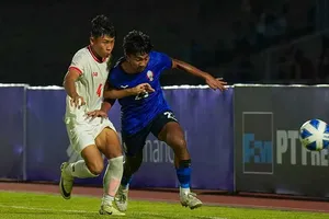 Thach Daro của U-16 Campuchia thách thức thầy trò HLV Trần Minh Chiến