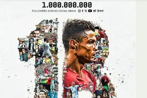 Ronaldo tri ân fan khi các kênh xã hội cán mốc 1 tỉ follow