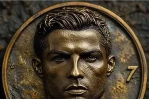 Bồ Đào Nha phát hành đồng xu 7 euro mang hình Ronaldo