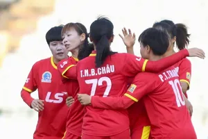 CLB Nữ TP.HCM giải quyết trận đầu tiên sẽ có vé vào tứ kết giải châu Á