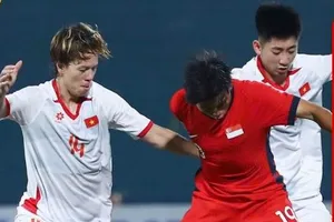 U-23 Việt Nam thắng khó Singapore, chờ tranh nhất bảng với Yemen