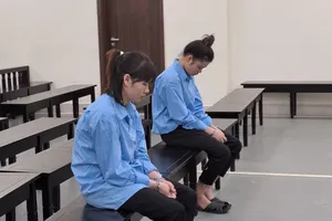 Hai bảo mẫu làm chết cháu bé 17 tháng tuổi ở Hà Nội hầu tòa