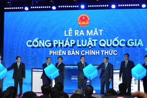 Chính thức ra mắt Cổng Pháp luật Quốc gia