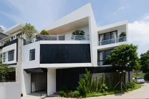 Phép biến hóa của nhà khối chéo ở Vĩnh Phúc 