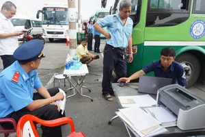 Chưa phát hiện xe vi phạm về khí thải ở Bến xe Miền Tây