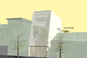 Không gian đa lớp trong ngôi nhà vỏn vẹn 73 m2 