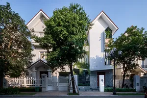 Ngất ngây với biệt thự song lập sau cải tạo