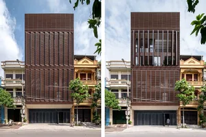 Ngôi nhà có không gian như hang động dành cho đại gia đình