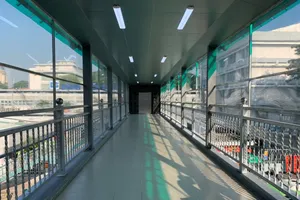 Cận cảnh cầu bộ hành có thang máy hiện đại nhất TP.HCM