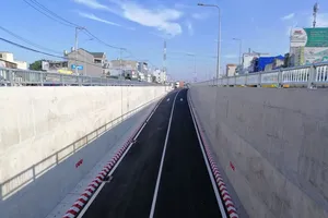 Chùm ảnh: Hầm chui An Sương trước ngày thông xe nhánh N2