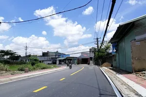 'Con đường đau khổ’ ở Bình Chánh đã khang trang