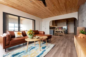 Thiết kế căn hộ 80 m2 đẹp không góc chết