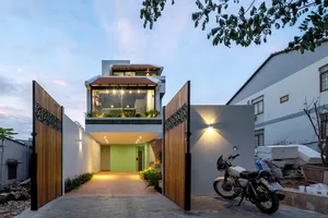 Ngôi nhà ở triền dốc hóa giải như thế nào?