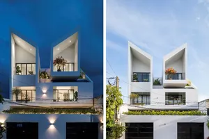 Ngôi nhà ‘sinh đôi’ độc đáo ở Tây Ninh