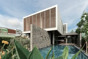 Biệt thự ở TP Mỹ Tho gây ấn tượng mạnh bởi sự mộc mạc