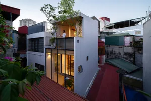 Hóa giải nhà ống 24 m² xen kẹt trong ngách hẹp ở Hà Nội 