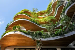 Choáng ngợp trước ngôi nhà hệt như rừng nhiệt đới giữa phố