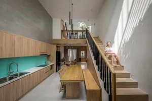 Ngôi nhà '3 lệch' độc đáo ở Sài Gòn