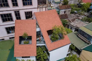 Nhà 3 gian hình chữ A độc đáo ở Nghệ An