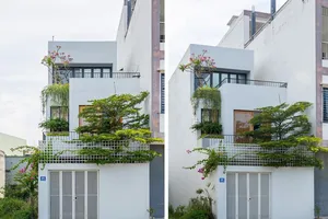 Ngôi nhà thiết kế như hình ruộng bậc thang ở Đà Nẵng