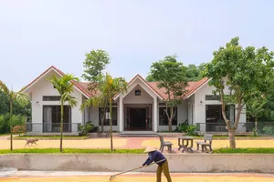 Ngôi nhà siêu đẹp lấy cảm hứng từ nhà 5 gian