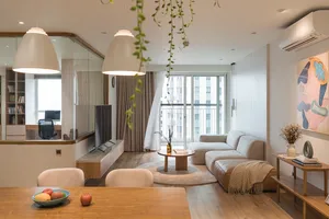 Chi 900 triệu đồng cải tạo căn hộ kết nối cả gia đình