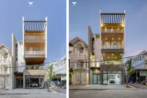 Ngôi nhà hướng tây quanh năm vẫn xanh mát