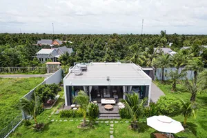 Biệt thự trên ốc đảo nhiệt đới ở tỉnh Tiền Giang
