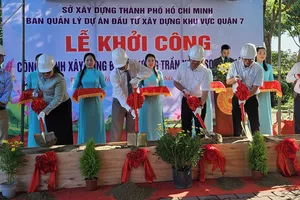 TP.HCM khởi công xây dựng bờ kè đường Trần Xuân Soạn