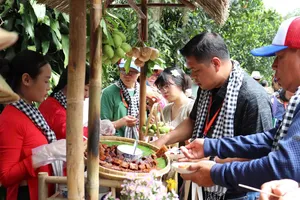 Khách quốc tế tìm trải nghiệm miệt vườn ở Bình Mỹ