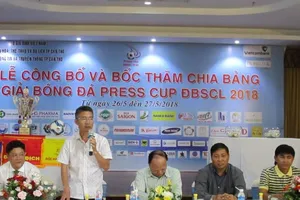 Khởi động giải bóng đá Press Cup ĐBSCL 2018
