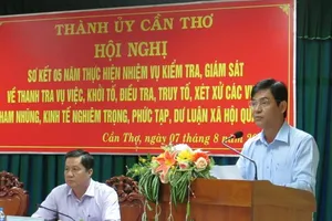 Cần Thơ: 49 đảng viên bị kỷ luật vì liên quan đến tham nhũng