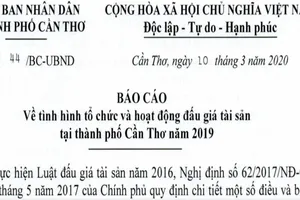 Cần Thơ: Bán đấu giá tài sản nộp ngân sách gần 600 triệu