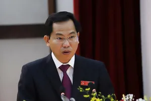 Bí thư Thành ủy Cần Thơ Lê Quang Mạnh phát biểu tại đại hội. Ảnh: NN