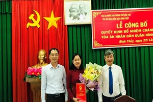 Cần Thơ: TAND quận Bình Thủy có chánh án mới