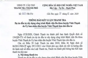 Cần Thơ: Chuyển công an điều tra sai phạm tại 1 bệnh viện 